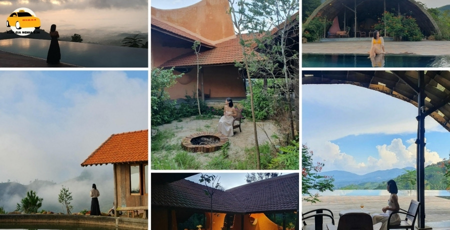 Khung cảnh săn mây ngắm hoàng hôn tại Cao Lan Hamlet 