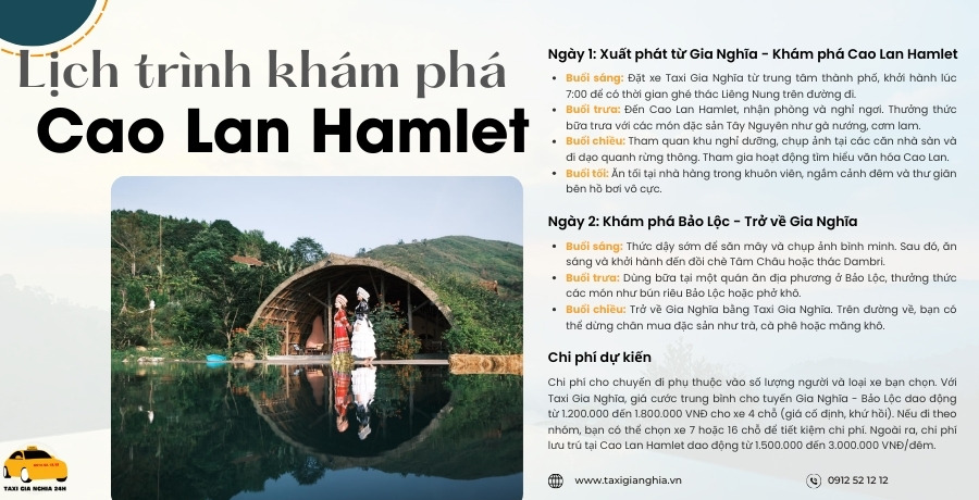 Lên kế hoạch khám phá Cao Lan Hamlet 