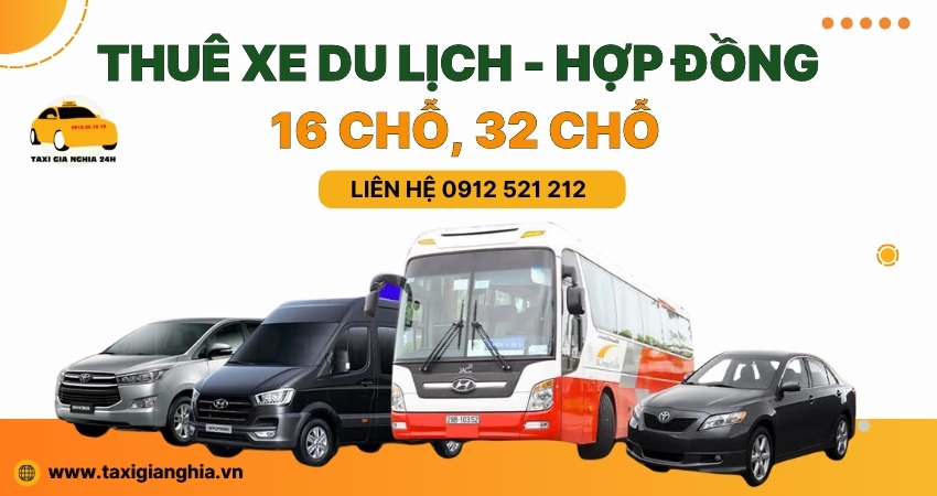 Dịch vụ xe 16 chỗ, 32 chỗ theo yêu cầu